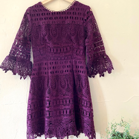 Francesca's Collections Dresses & Skirts - Lace long sleeve dress